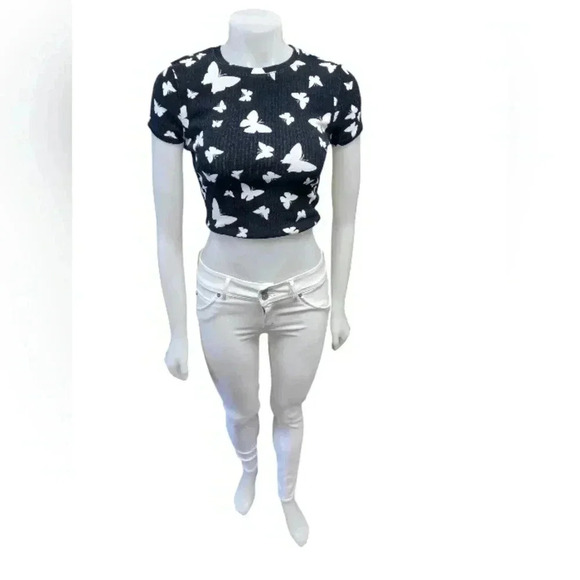 Hudson Midrise Collin Skinny White Jeans BNWT Size 26 - Picture 2 of 12